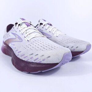 Brooks Glycerin 20 Womens 11 Neutral Cushioned Road Running Shoes White Purple